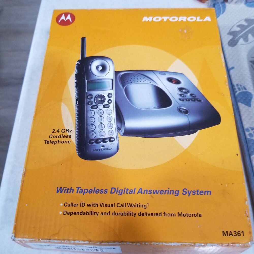 Motorola ma-361 cordless phone new open box